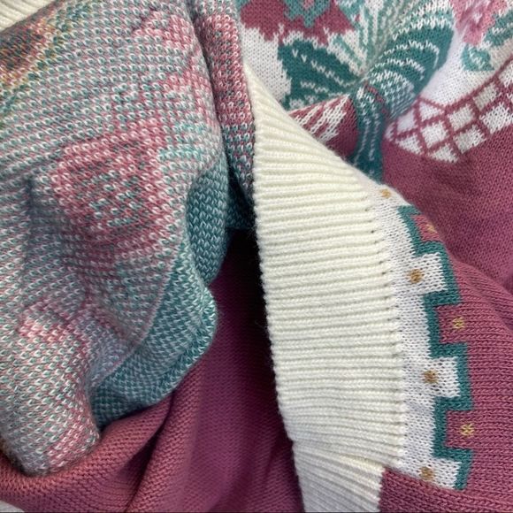 New Vintage 80s Floral Bouquet Sweater Cape Cod - Picture 10 of 10